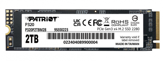 DISCO SSD PATRIOT P320 SOLID 512GB M.2 PE000997