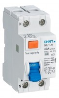 DISYUNTOR BIPOLAR CHINT NXL-63 1P+N 40A