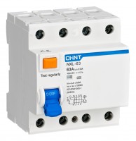 DISYUNTOR TETRAPOLAR CHINT NXL, 40A - 30mA - Clase AC - 6kA