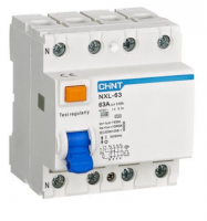 DISYUNTOR TETRAPOLAR CHINT NXL - 25A - 30mA - Clase AC - 6kA