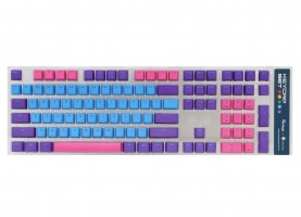 DUCKY KEYCAP SET JOCKER PBT SEAMLESS DOUBLE SHOT 3 TONE