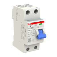 F202 A S-40/0,1 Interruptor diferencial bipolar  In 40A Sens = 100 mA - Selectivo