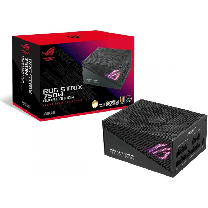 FUENTE ASUS ROG STRIX 750W AURA GAMING 80 PLUS GOLD