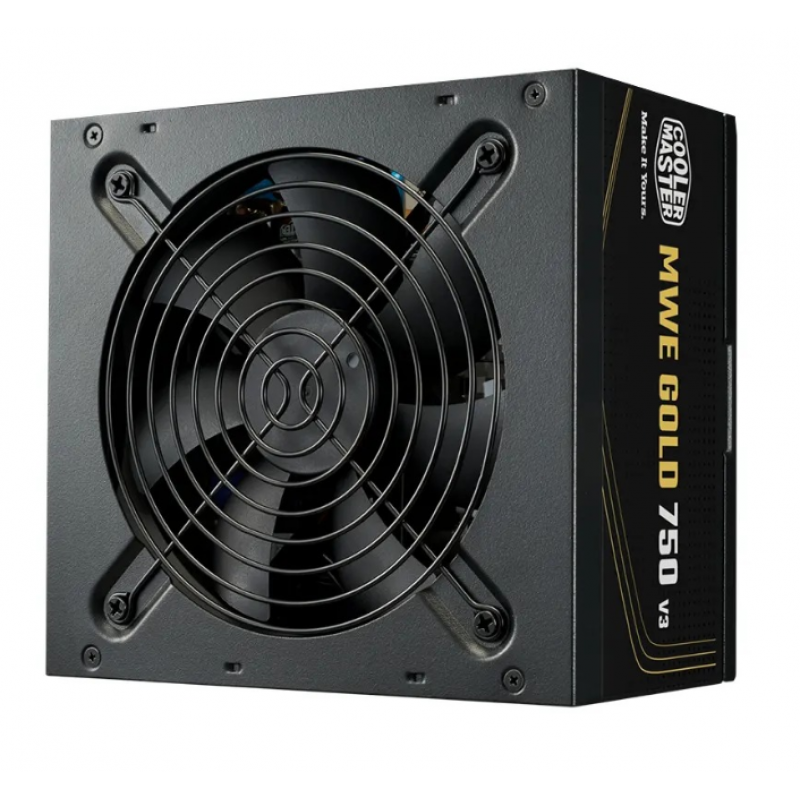 FUENTE COOLER MASTER MWE GOLD 750W V3 NM FR (No Modular)