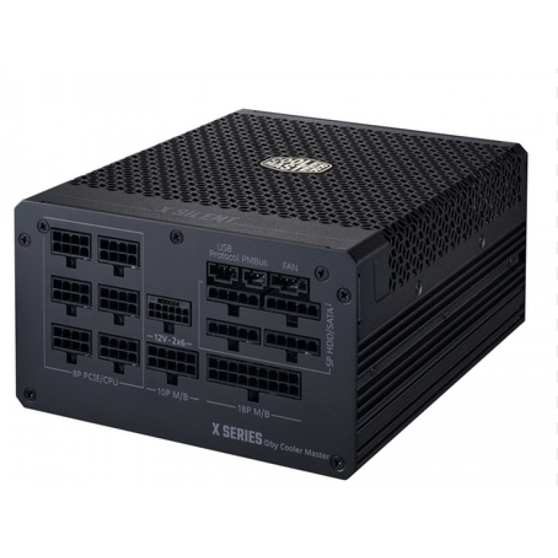 FUENTE COOLER MASTER X SILENT EDGE PLATINUM 850W W/AR CORD