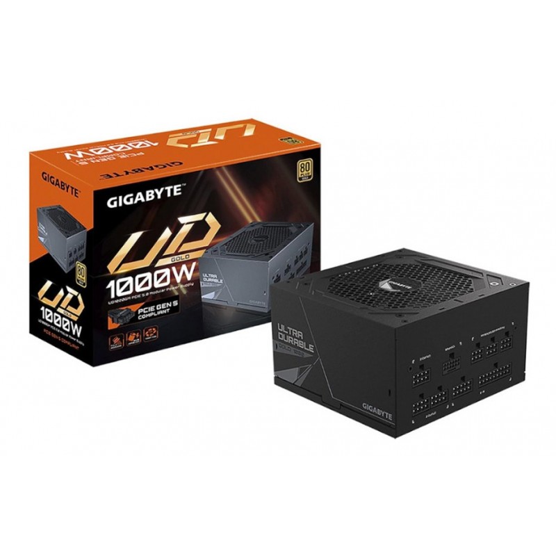 FUENTE GAMER GIGABYTE 1000W PG5 80 PLUS GOLD FULL MODULAR