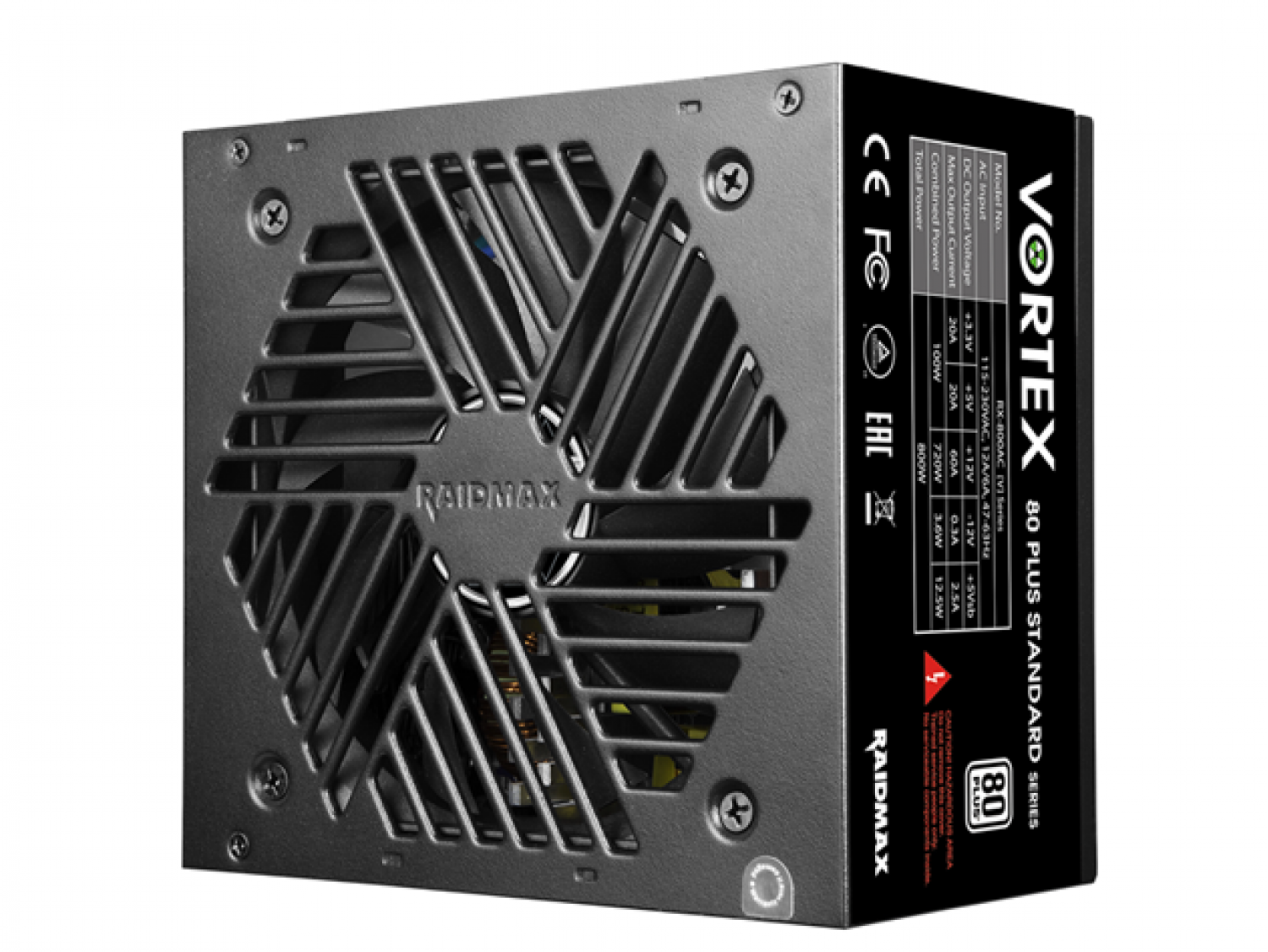 Fuente Gamer Raidmax Vortex 800w White