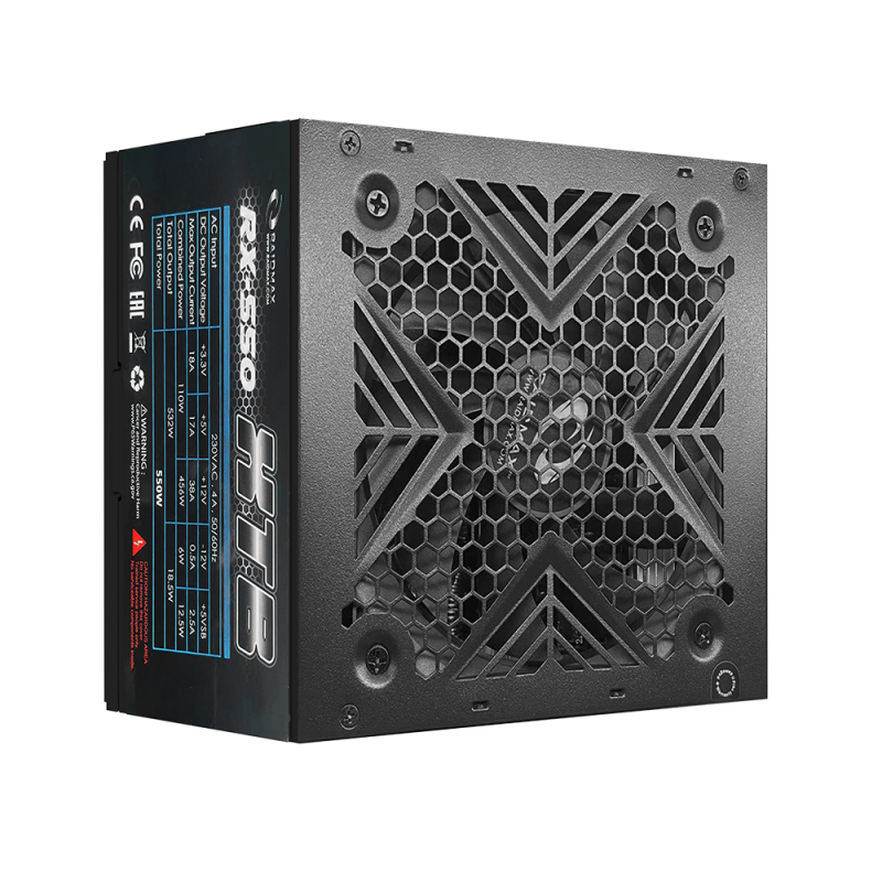 FUENTE GAMER RAIDMAX XTB 550W