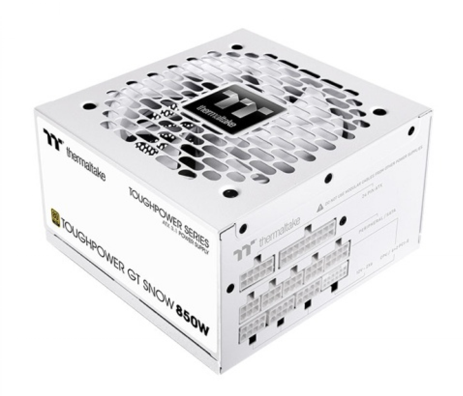 Fuente Gamer Thermaltake Tp Gt 850w Analog 80 Plus Gold White