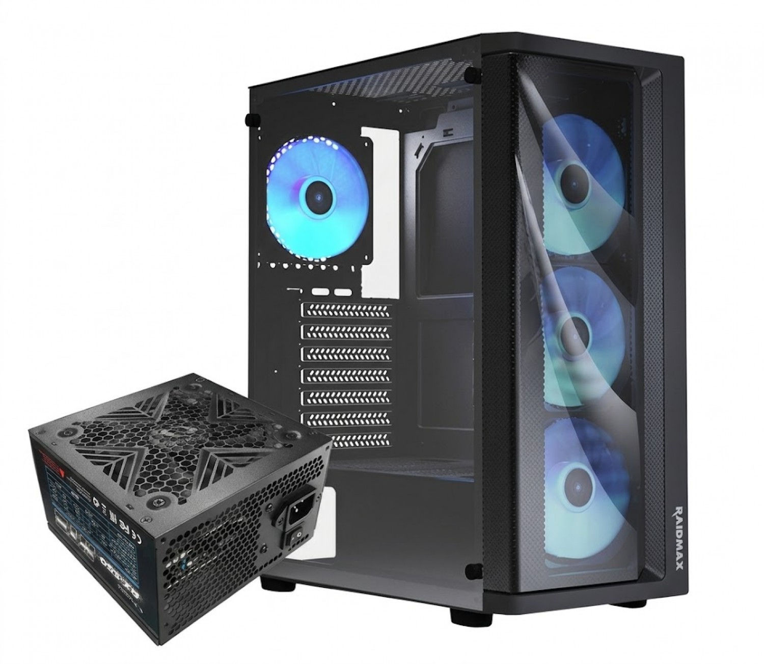 Gabinete 650w Raidmax Meshian X922 Argb Tg