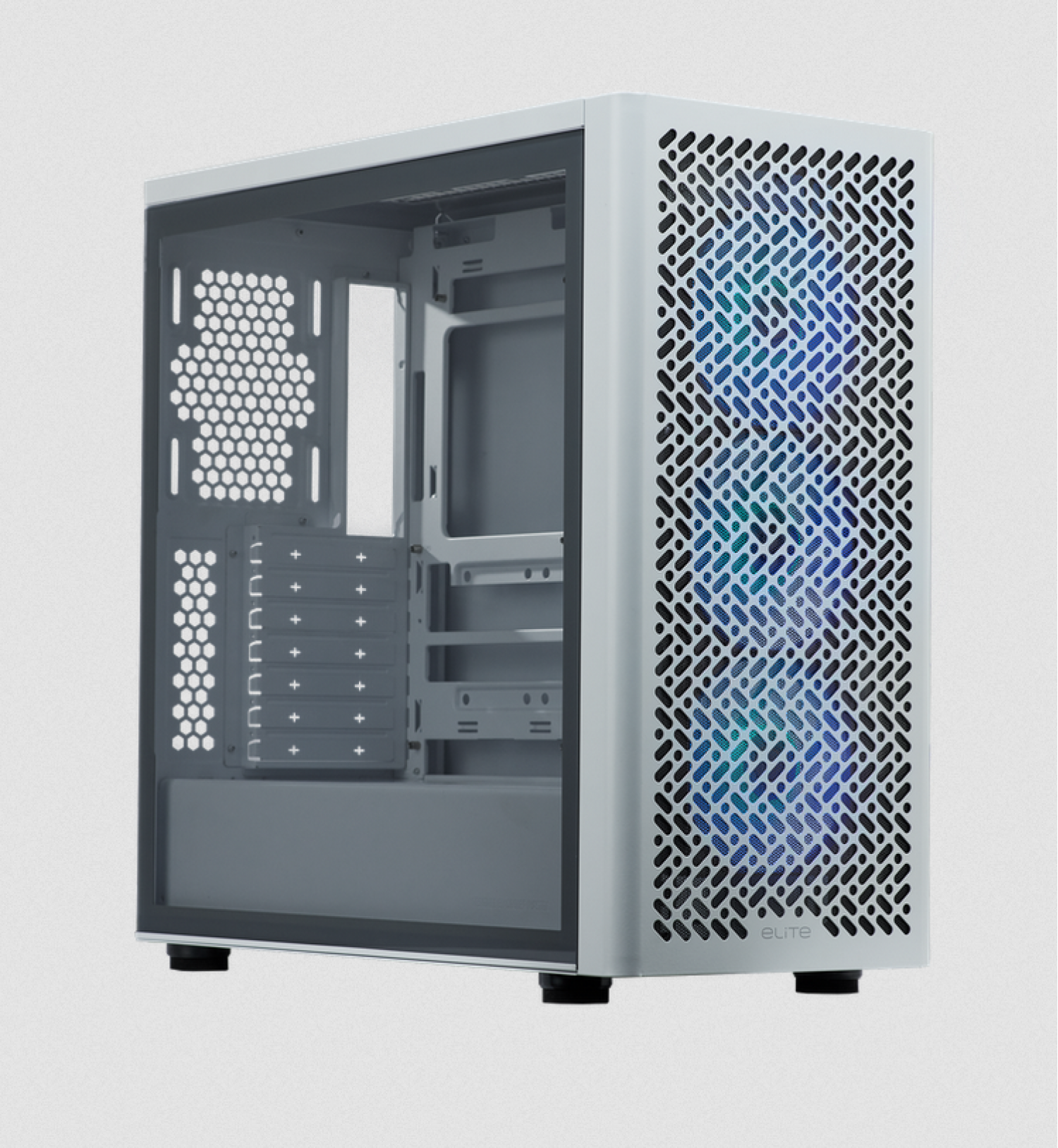 GABINETE COOLER MASTER ELITE 502 WHITE