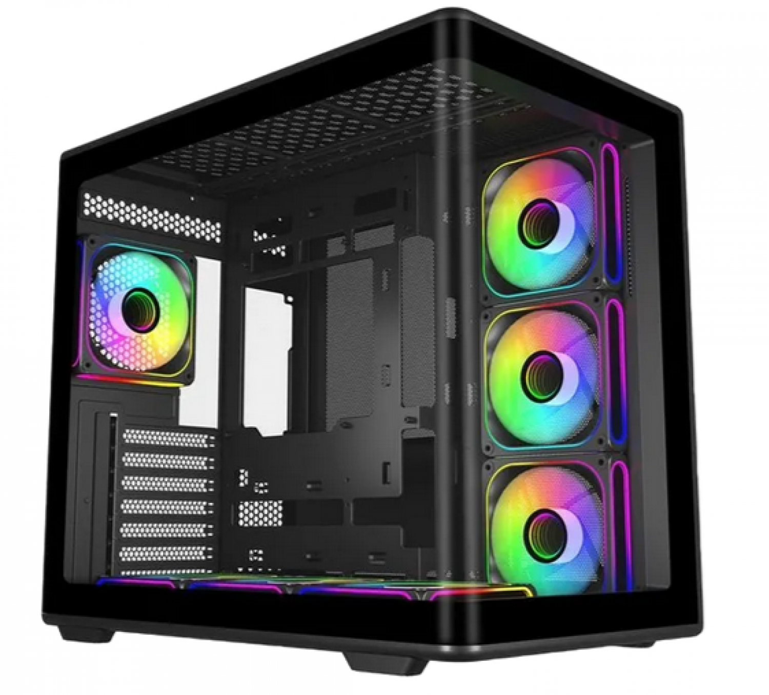 Gabinete Cooler Master Elite 600 Black 7 Argb