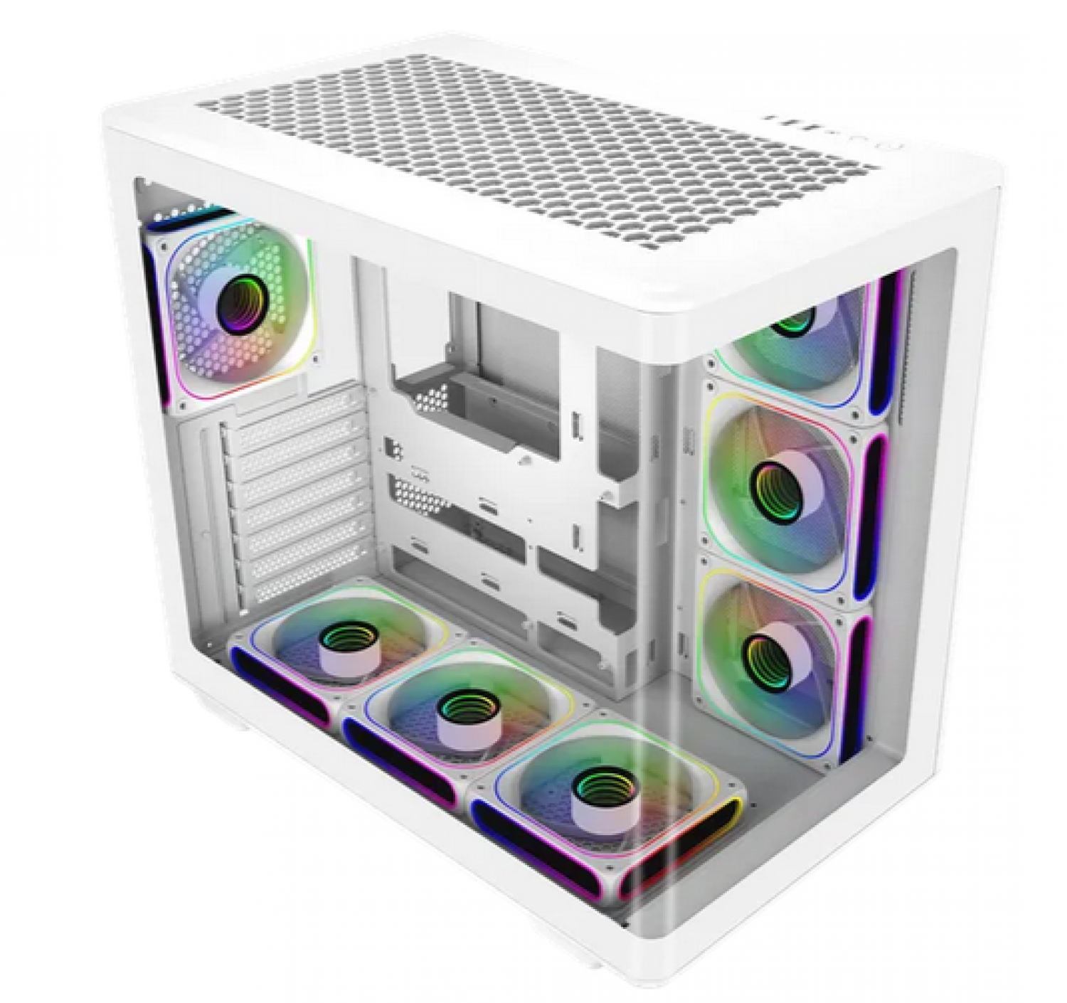 Gabinete Cooler Master Elite 600 White 7 Argb