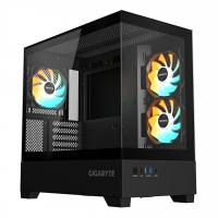 GABINETE GAMER GIGABYTE C201P M-ATX BLACK