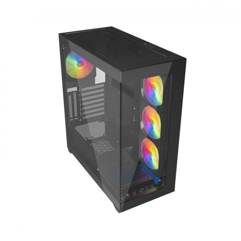 GABINETE GAMER RAIDMAX INFINITA i800 FISHTANK TG RGB