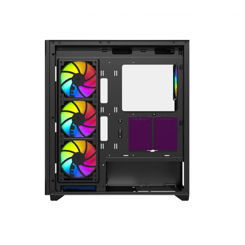 GABINETE GAMER RAIDMAX INFINITA i800 FISHTANK TG RGB