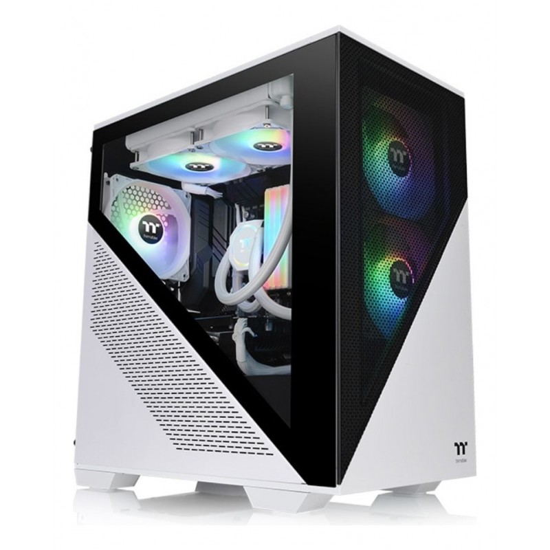 GABINETE GAMER THERMALTAKE DIVIDER 170 TG ARGB SNOW WHITE TEMP GLASS