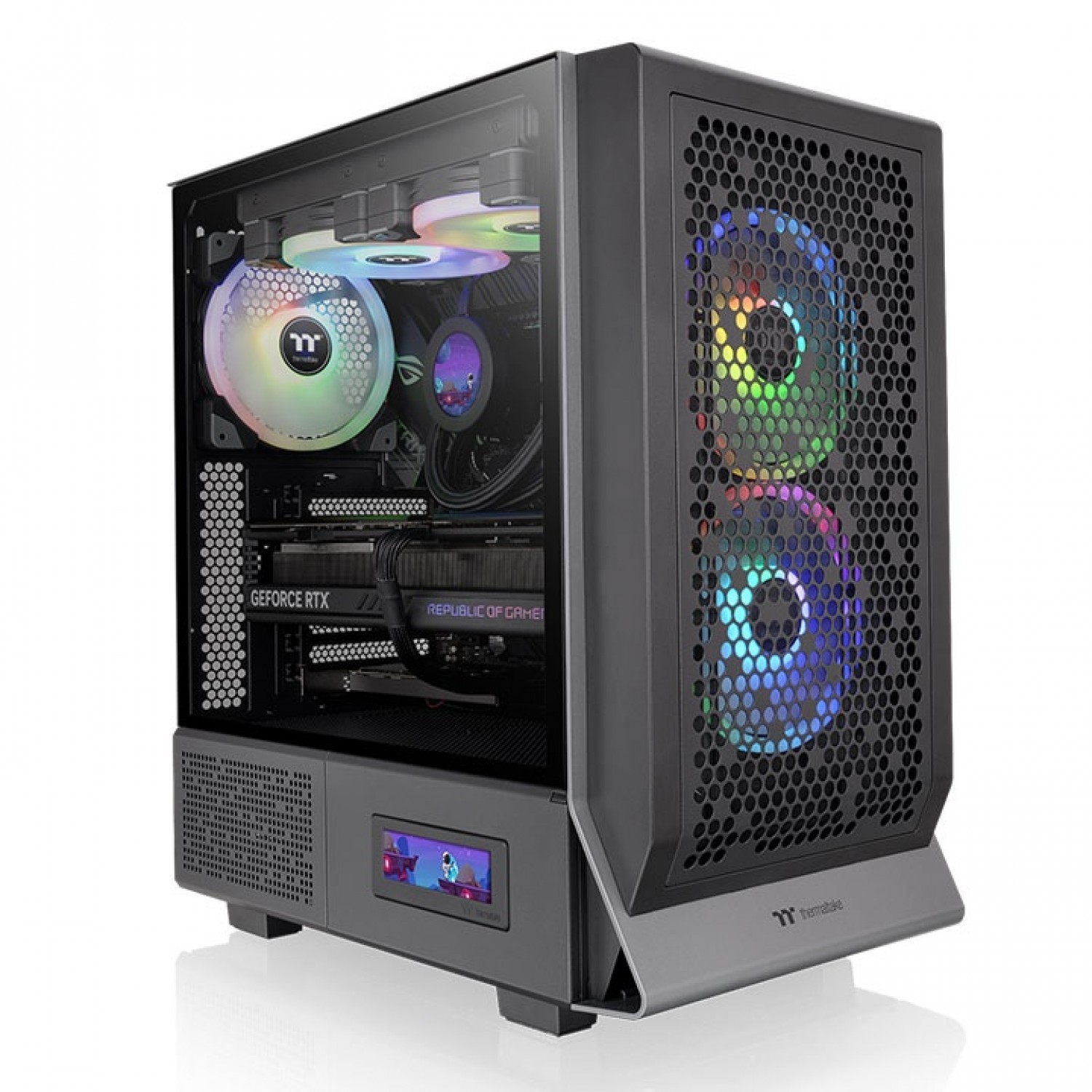 GABINETE THERMALTAKE CERES 300 XL TG ARGB BLACK TEMPERED GLASS