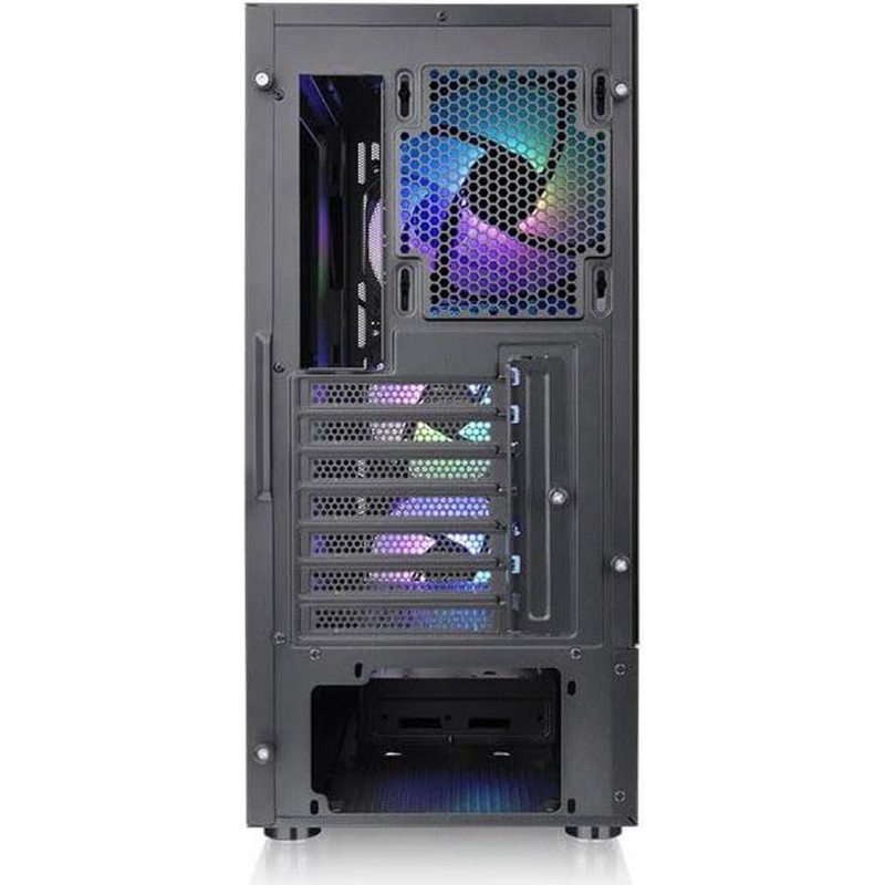 GABINETE THERMALTAKE S200 PLUS TG ARGB BLACK TEMPERED GLASS