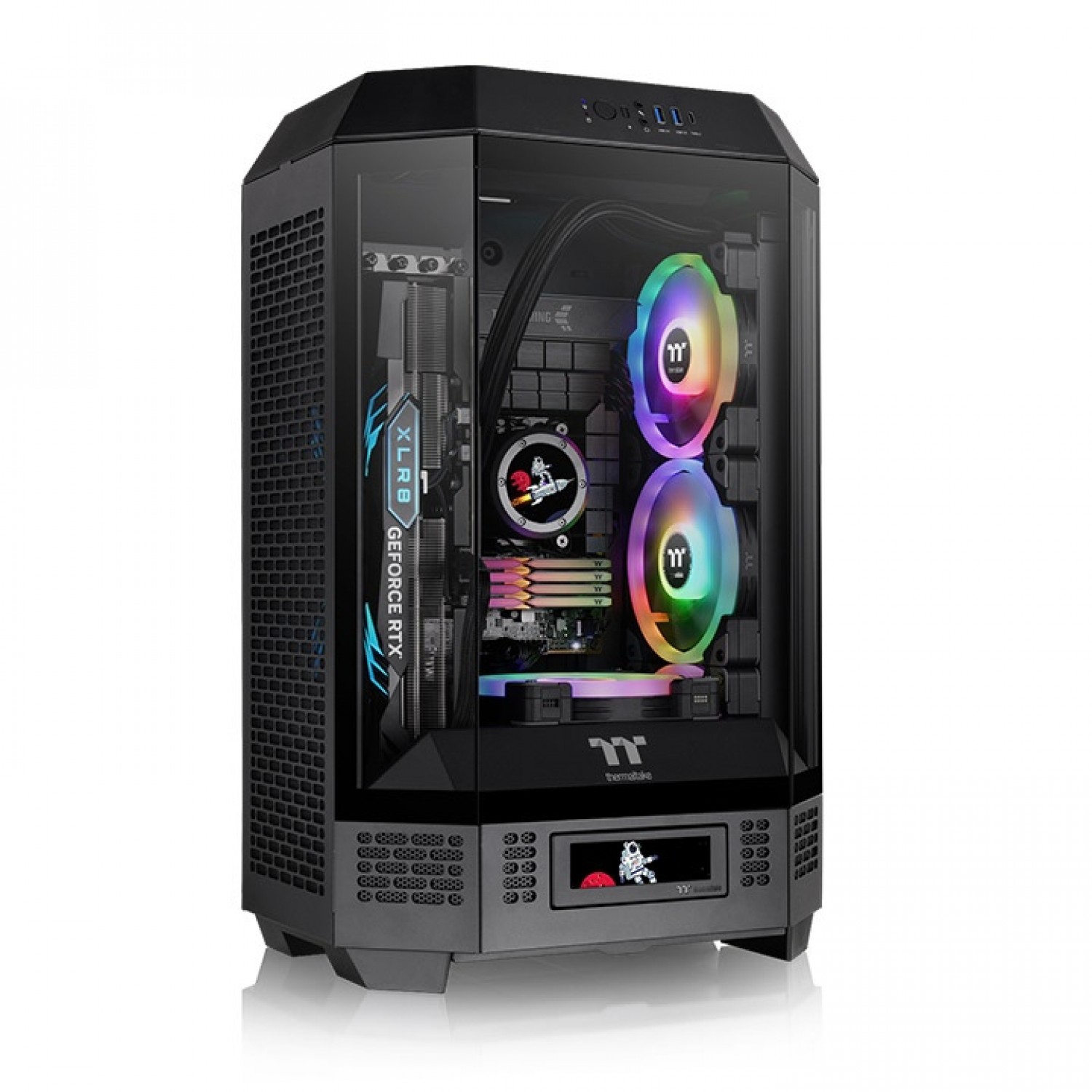 GABINETE THERMALTAKE THE TOWER 300 BLACK TEMPERED 