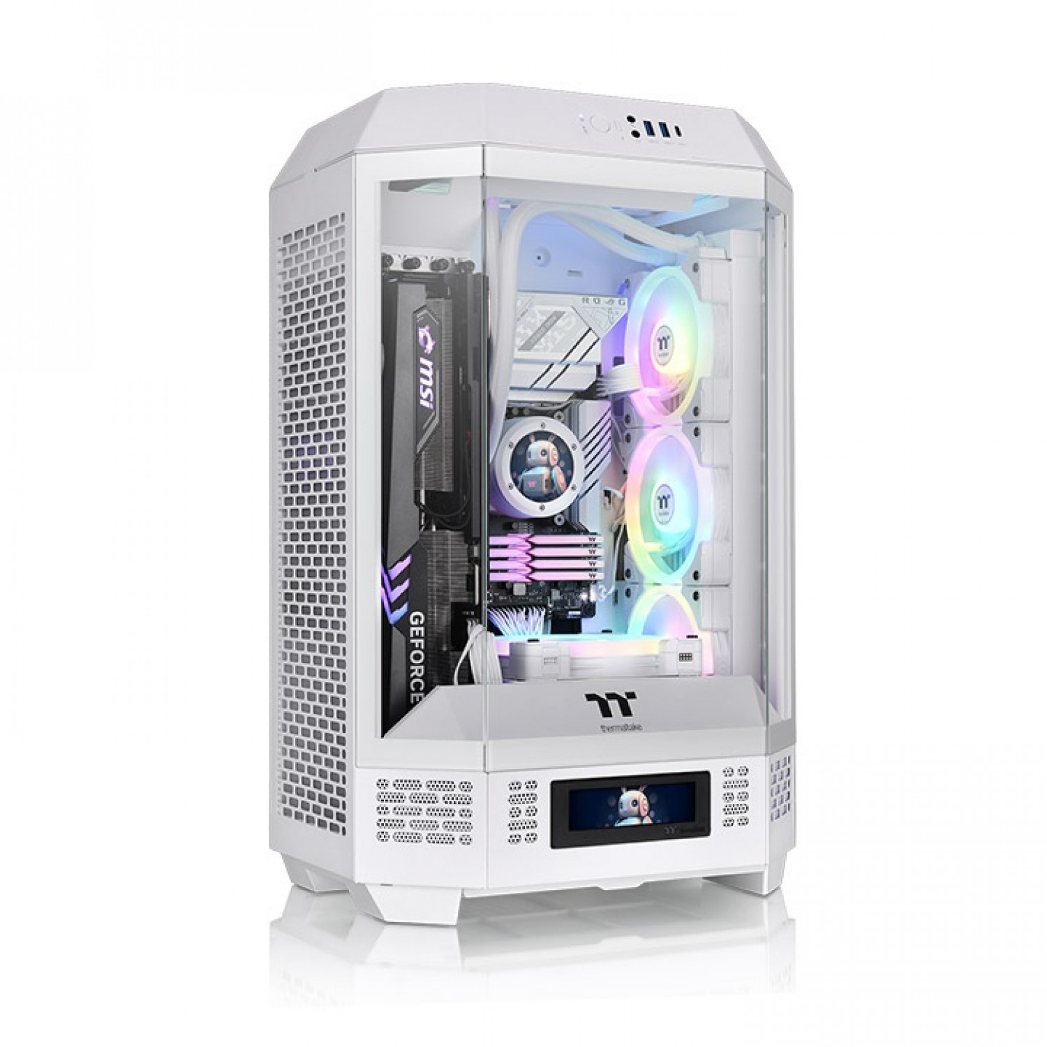 GABINETE THERMALTAKE THE TOWER 300 SNOW WHITE TEMP