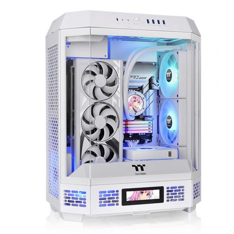 GABINETE THERMALTAKE THE TOWER 600 SNOW WHITE TEMPERED GLASS