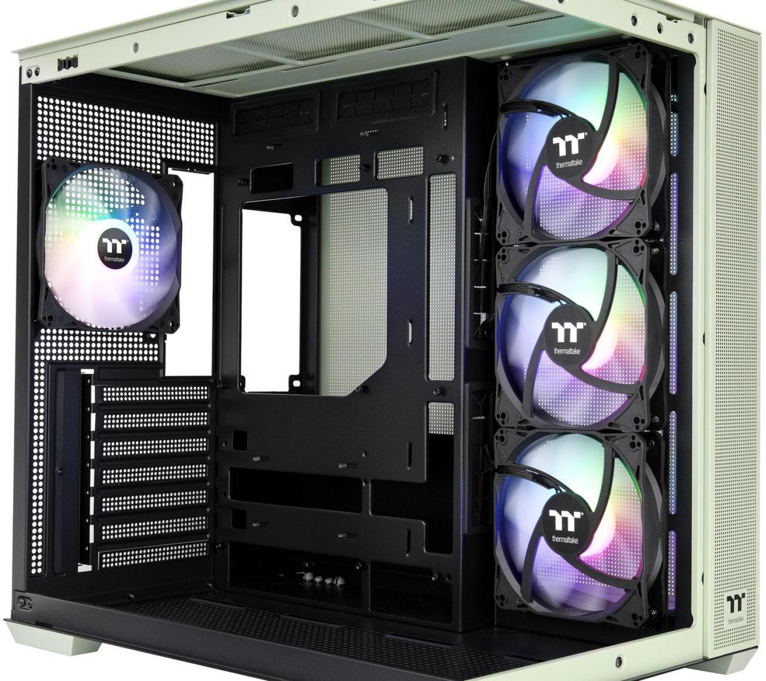 GABINETE THERMALTAKE VIEW 380 TG ARGB MATCHA GREEN TEMPERED GLASS