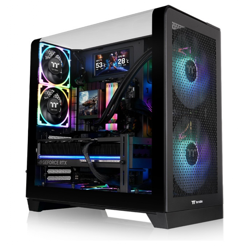 GABINETE THERMALTAKE VIEW 390 AIR BLACK TEMPERED GLASS