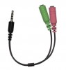 GENIUS ADAPTADOR AUDIO Y MIC A MINIPLUG