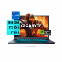 GIGABYTE NOTEBOOK GAMING A16 i7 13620H RTX 5060 165Hz DDR5 16Gb M2 1TB Win11 Home