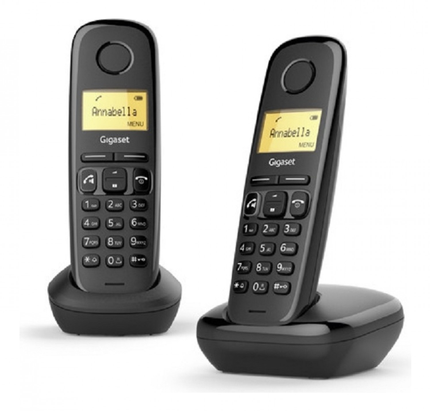 Gigaset Telefono Inalambrico A270 Duo Black Sin Caja