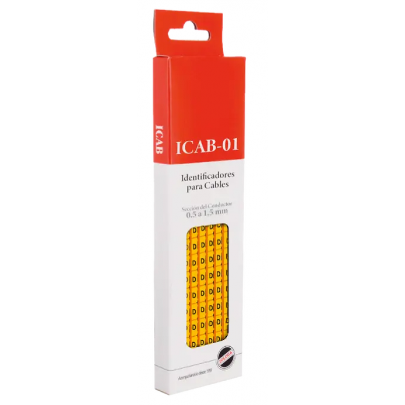ICAB-01/0 Identificador para cable de 0. 5 a 1,5mm² de sección (0)