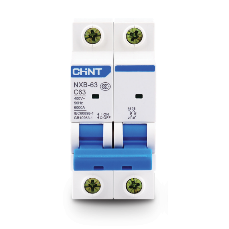 INT. TERMOMAGNETICO CHINT NXB-63 IN:40A ICN:6KA CURVA C, 2-POLOS