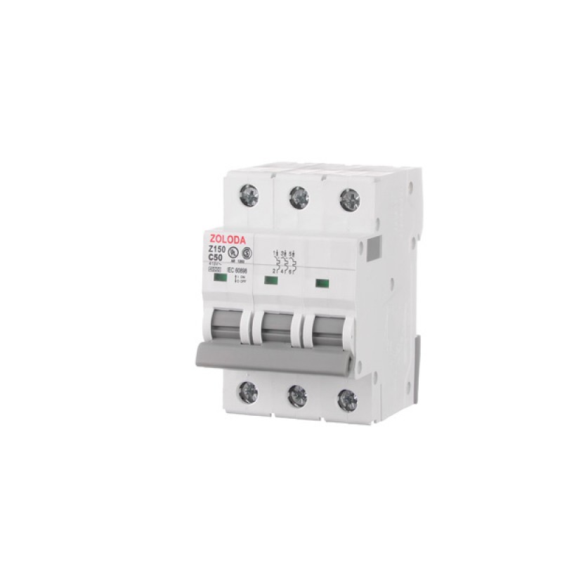 INTERRUPTOR TERMOMAGNETICO TRIIPOLAR CURVA C 50A(4.5KA)