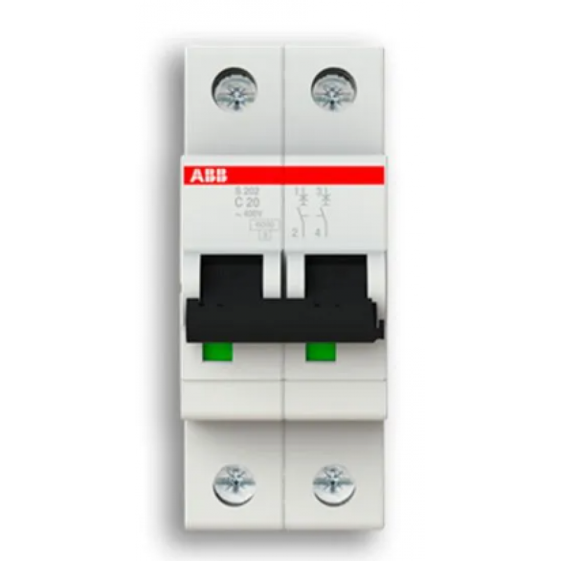 Int. Termomagnético S202 C20 6kA ABB