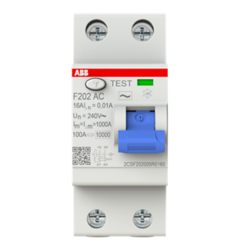 Interruptor diferencial  230V F202AC 16/0.01