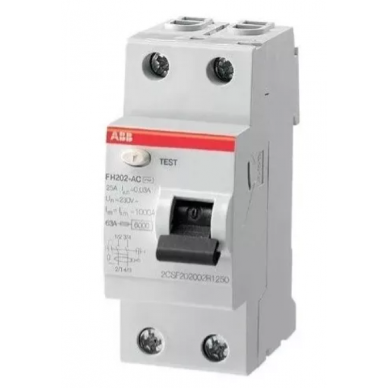 Interruptor diferencial FH202 25A 30mA ABB