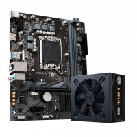 KIT COOLER MASTER MWE GOLD 650W V3 NM FR (No Modular) +  GIGABYTE (LGA1700) H610M K DDR4