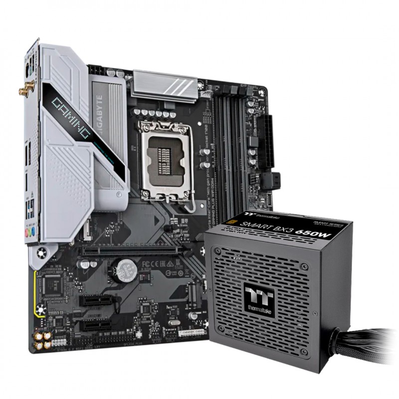 KIT GIGABYTE B760M G P WIFI DDR4 + SMART BX3 650W 80 PLUS BRONZE