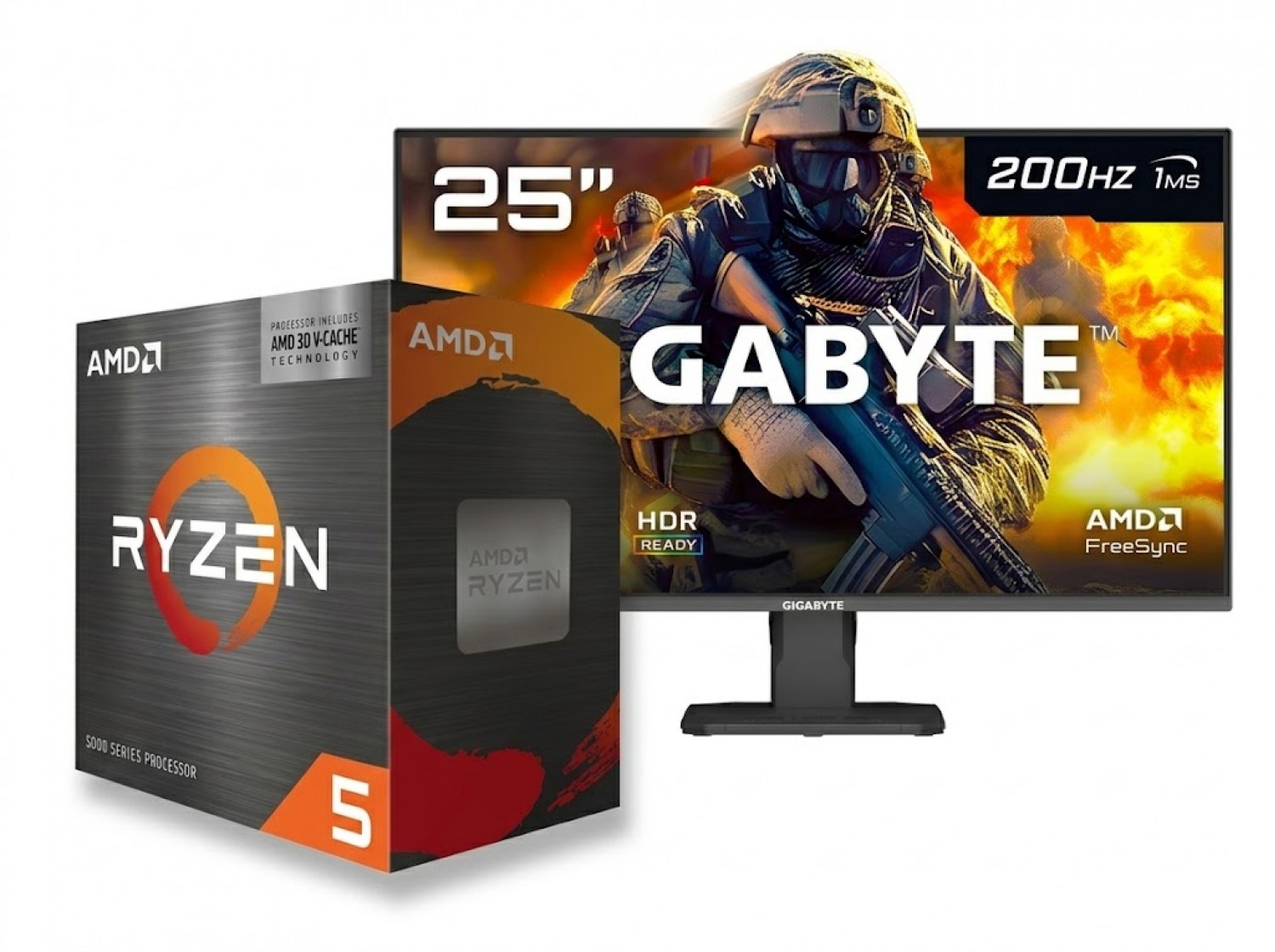 Kit Gigabyte Gs25f2 + Amd 5500x3d