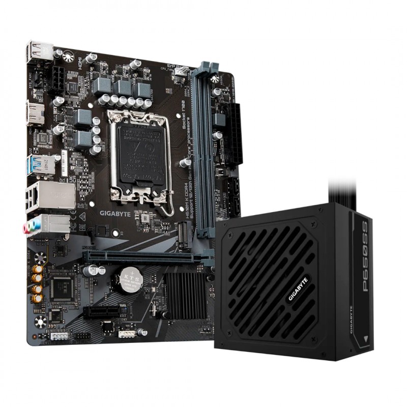 KIT GIGABYTE SILVER 550W + H610M-K DDR4