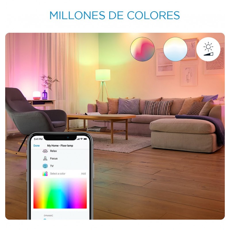 LAMPARA PHILIPS WFB RGB 50W GU10 1PF/6