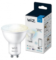 LAMPARA WIZ Wi-FI BLE TW/4.7W GU10 GLASS 220V 6/1PF