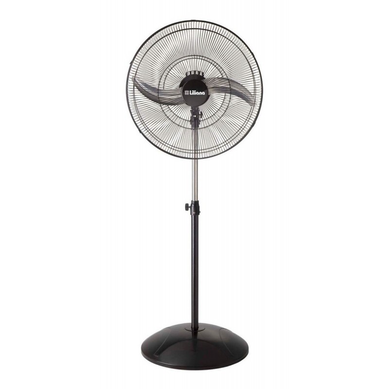 LILIANA VENTILADOR DE PIE 25 PARR METAL NEGRA ASPAS METAL OSC+RECLIN+COOLBREZZE VP25MCB