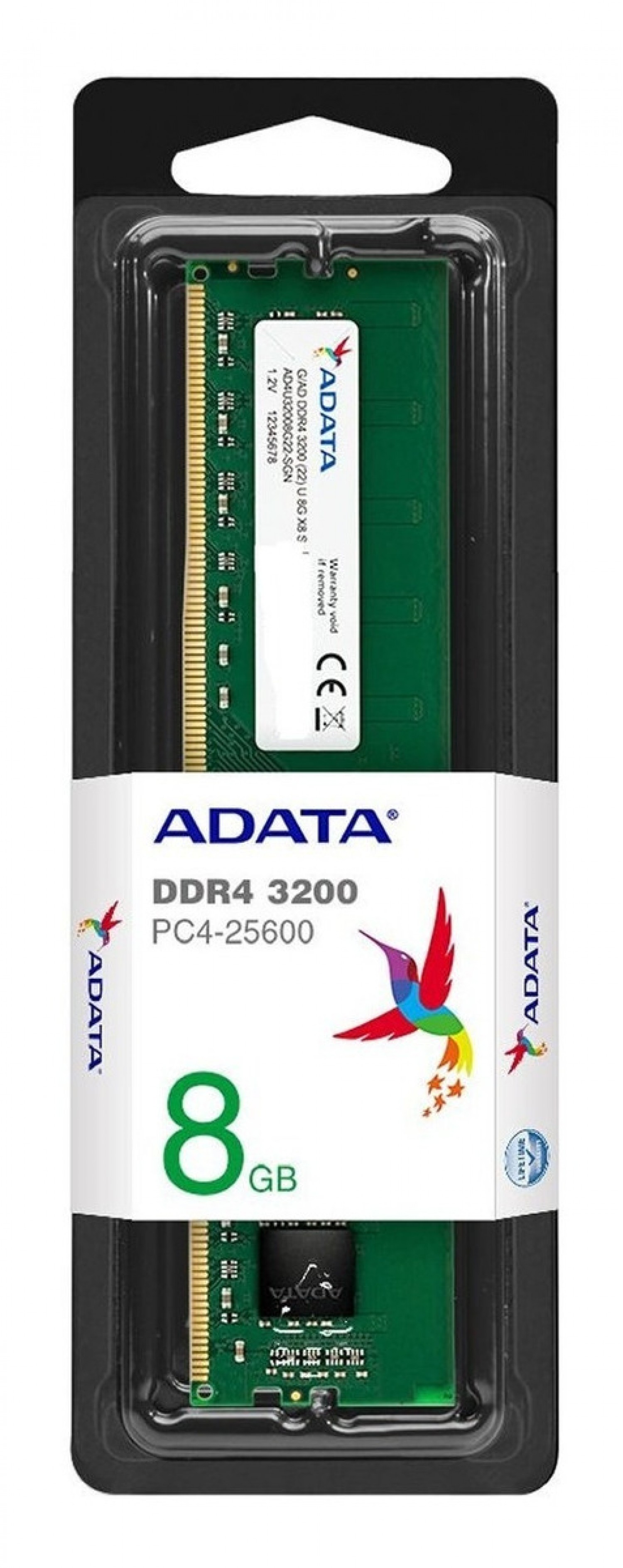 MEMORIA ADATA DIMM DDR4 8GB 3200 G22 SGN