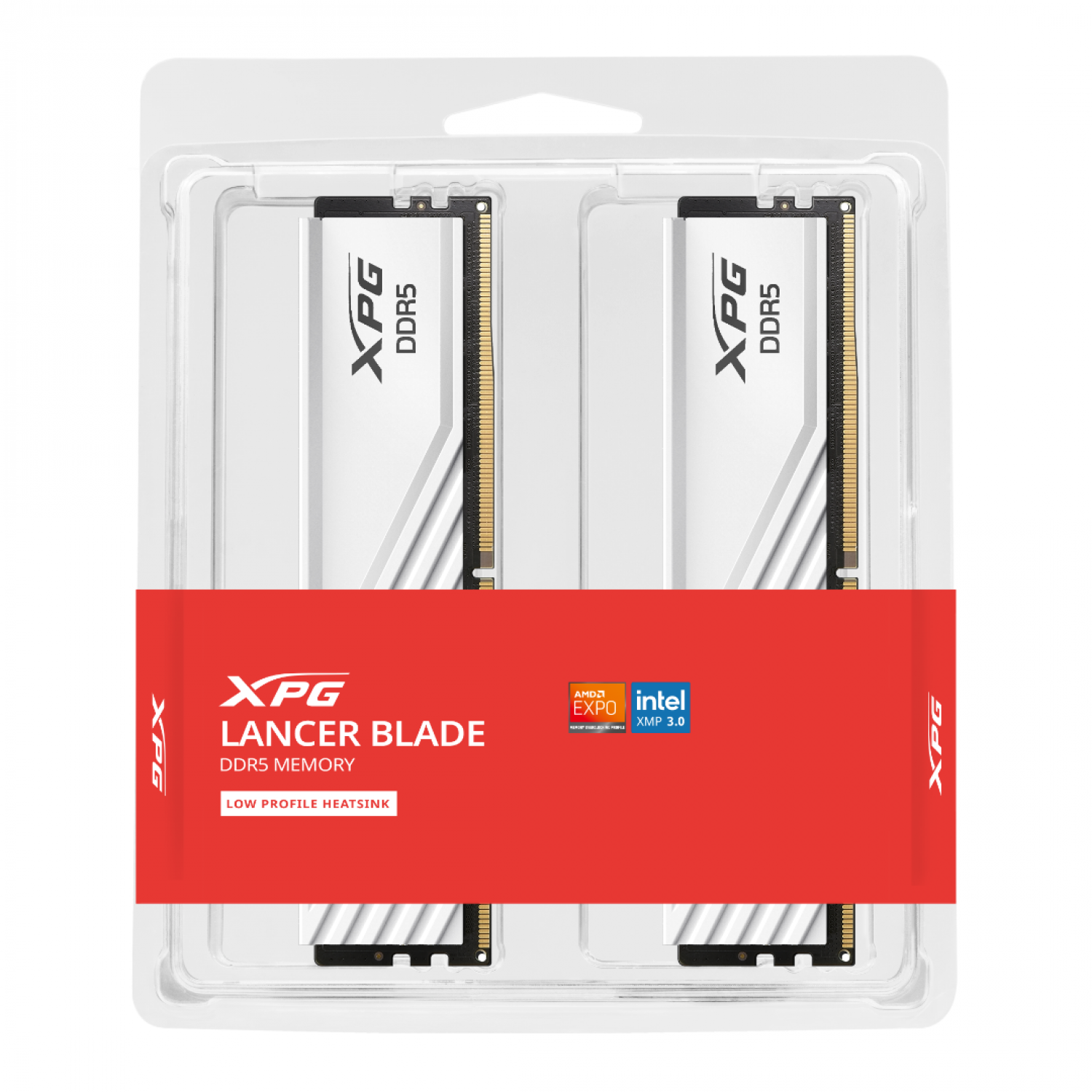 MEMORIA ADATA DIMM LANCER SINGLE 32GB (2X16) DDR5 6000 WHITE