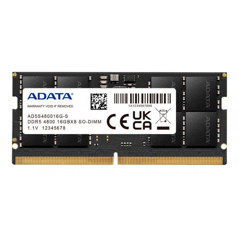 MEMORIA ADATA SODIMM  DDR5 16GB 4800MHZ