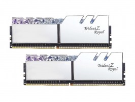 MEMORIA GSKILL TRIDENT Z ROYAL DDR4 16 GB 3200 RGB PC4 24000 2X8 SILVER
