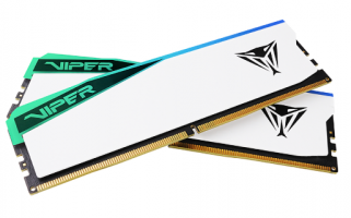 MEMORIA PATRIOT DDR5 VIPER ELITE 5 32GB DDR5 CL30 6000MTS WHITE AND BLACK HS KIT PE001086