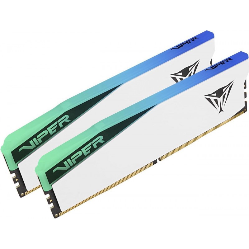 MEMORIA PATRIOT DDR5 VIPER ELITE 5 RGB 48GB 6000 MTS CL30 WHITE H DUAL KIT PE001042